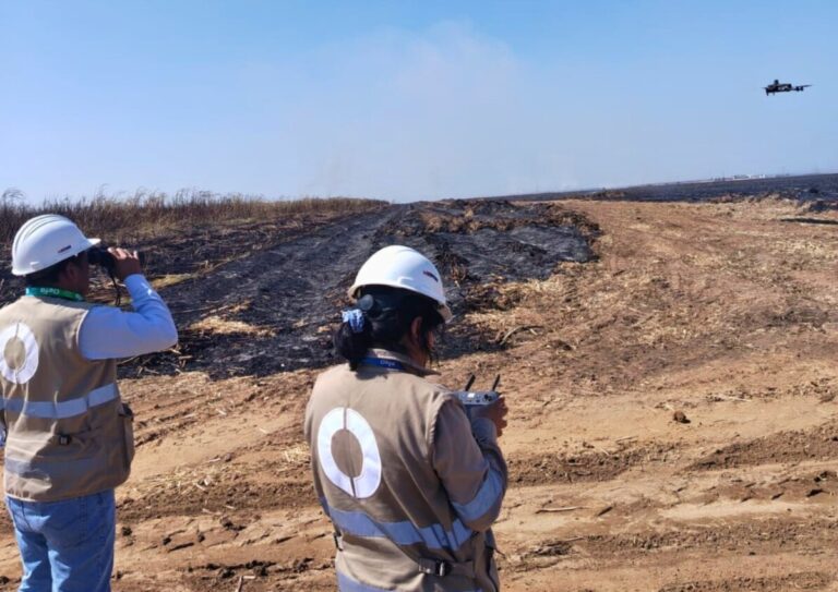 OEFA fiscaliza acciones ambientales tras quema de campos agrícolas en Sullana