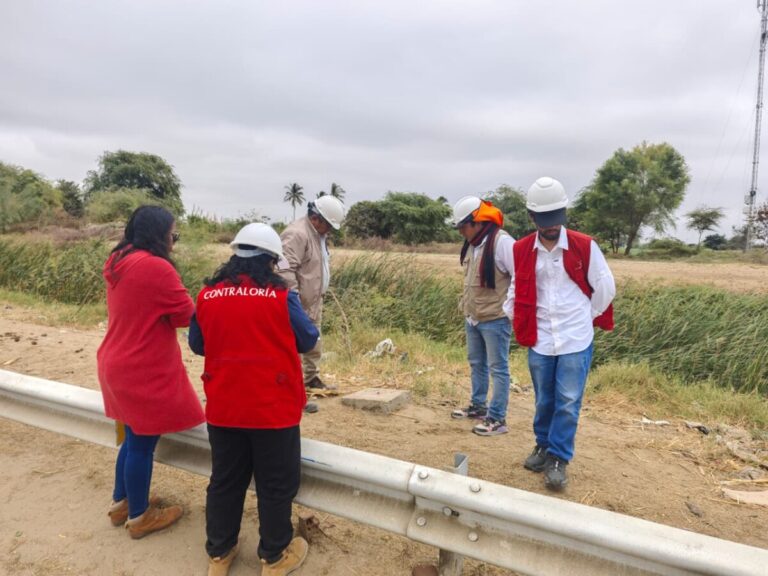 Contraloría alerta deterioro en capa base de camino vecinal en Catacaos