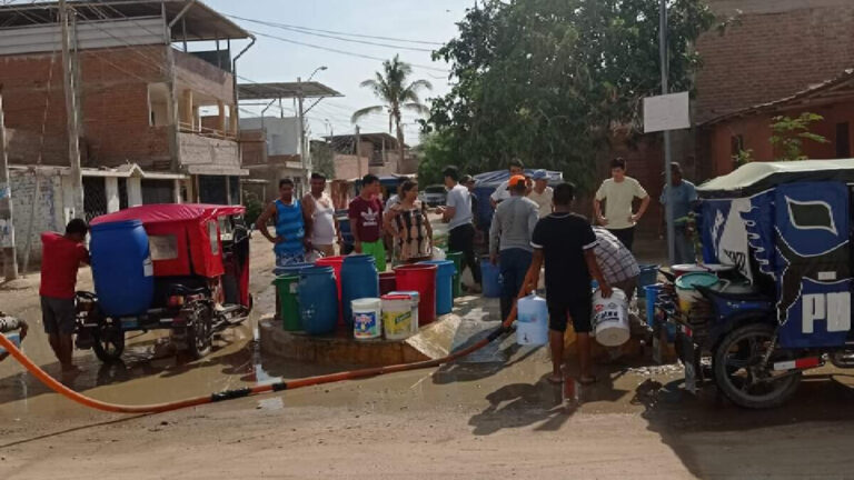 Corte de agua afecta a 33 sectores de Castilla hasta el viernes