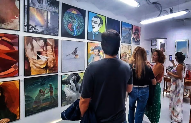 Artistas piuranos participan en exposición internacional en Madrid
