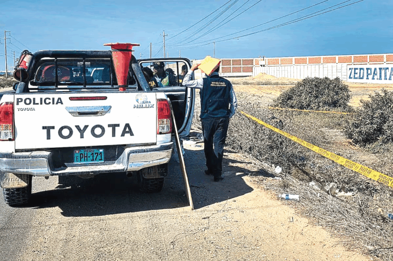 Encuentran cadáver totalmente calcinado en la carretera Paita – Sullana Encuentran cadáver totalmente calcinado junto a la carretera Paita – Sullana