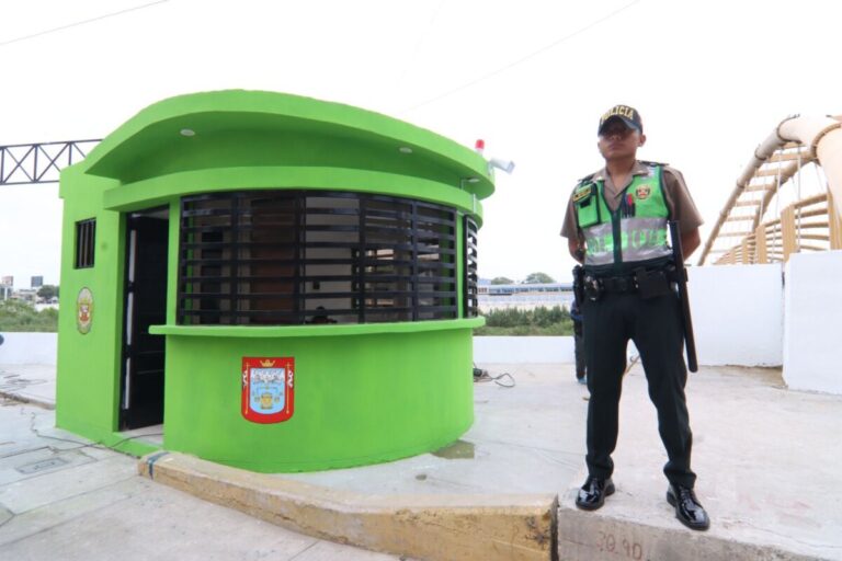 Rehabilitan puesto policial en el puente San Miguel tras 15 años de abandono