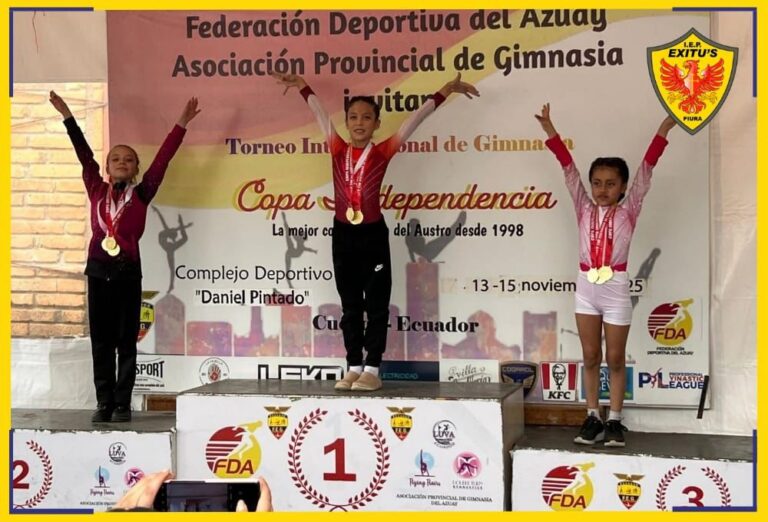Estudiante del Colegio Exitu's trae cinco medallas de oro a Piura, de torneo internacional
