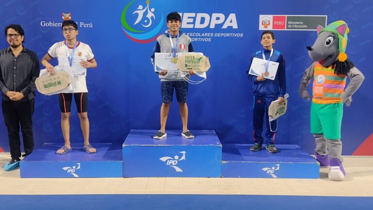 Joven piurano representará al Perú en el Sudamericano Escolar de natación