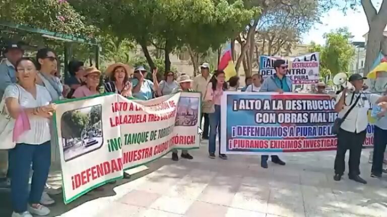 Reclamos por obras en el centro histórico de Piura se intensifican por presuntas deficiencias en el expediente técnico