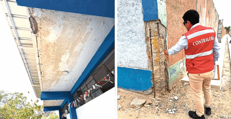 Contraloría alerta peligros críticos en la I.E. Enrique López Albújar y exige intervención inmediata