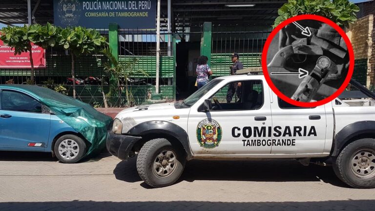 Tambogrande: sujeto dispara contra serenos y deja dos armas al escapar