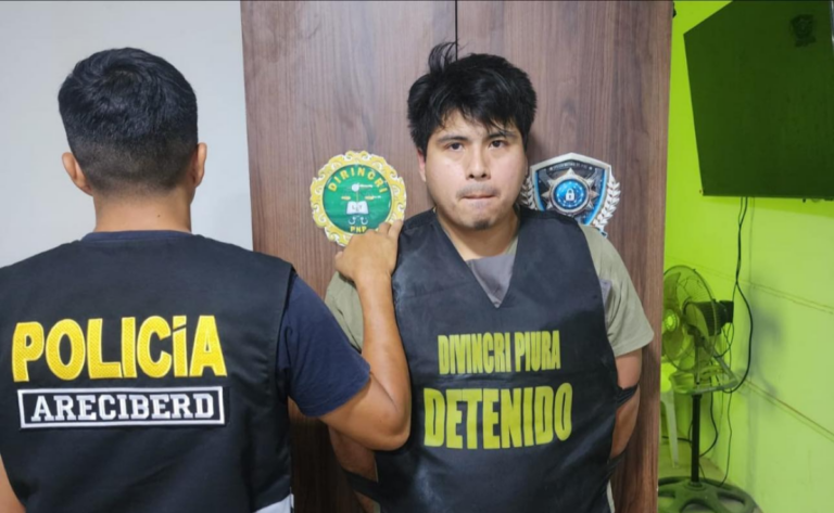 Capturan en Piura a hombre requerido por homicidio de joven piurana en Ecuador