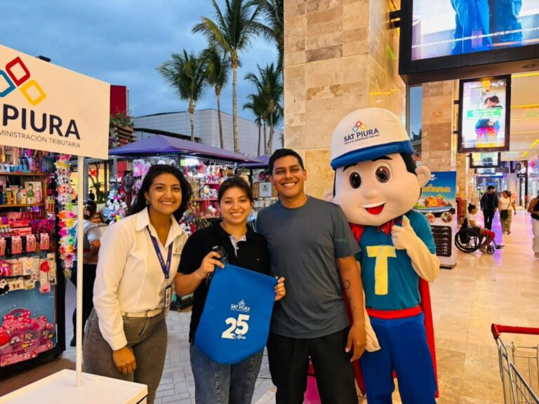 SAT Piura atenderá a contribuyentes este 22 y 23 de enero en el centro comercial Real Plaza
