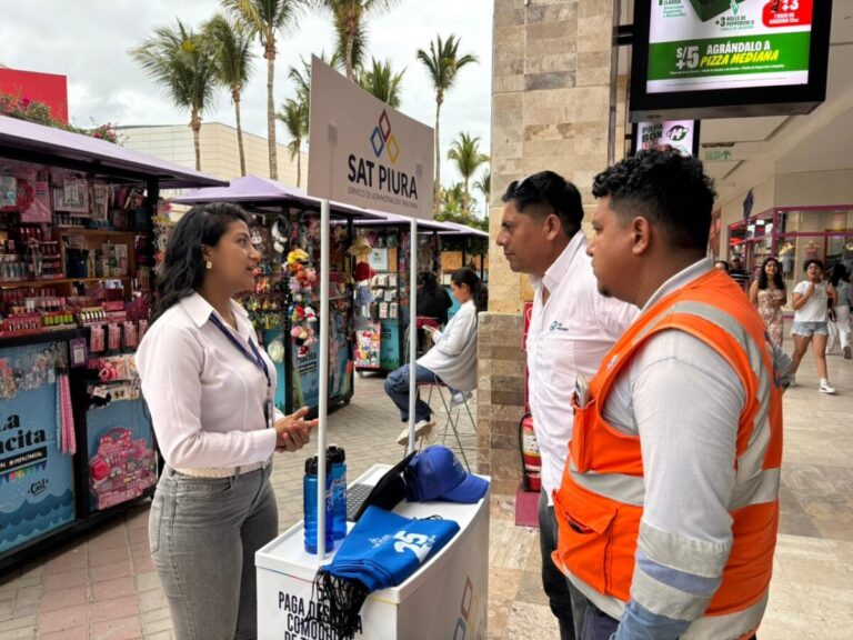 SAT Piura ofrece asesoría sobre impuestos municipales en centro comercial Real Plaza