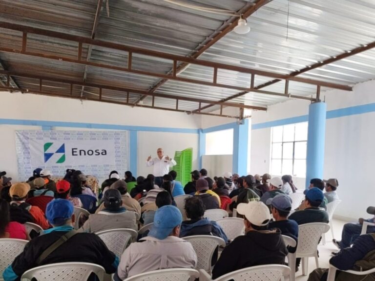 Enosa Móvil refuerza la atención descentralizada y congrega a más de 70 dirigentes y ronderos en Pacaipampa