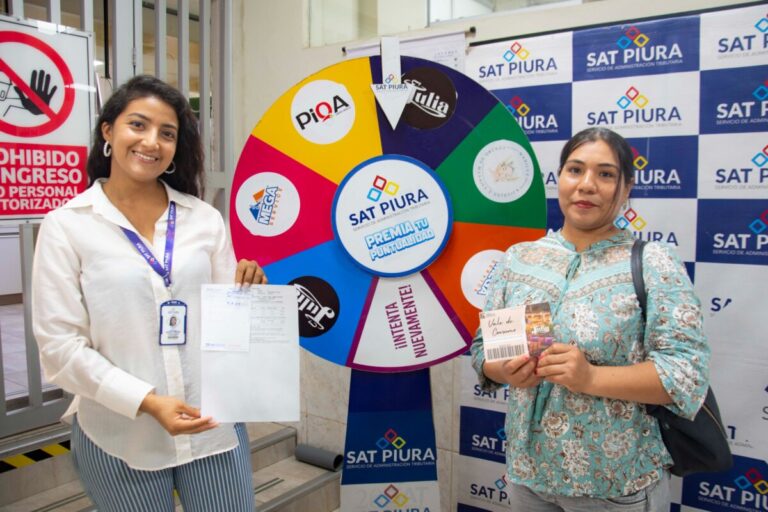 SAT Piura premia a los primeros contribuyentes puntuales del Impuesto Vehicular 2026