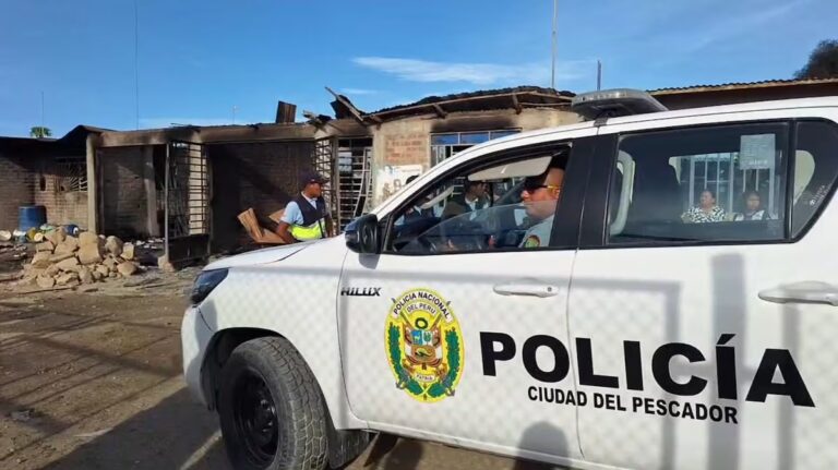 Dos niños mueren calcinados tras incendio en asentamiento humano de Paita