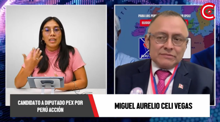 Miguel Celi plantea plataforma digital y red jurídica para peruanos en el exterior