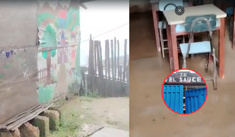 La escuela también carece de sillas y escritorios suficientes para los estudiantes.