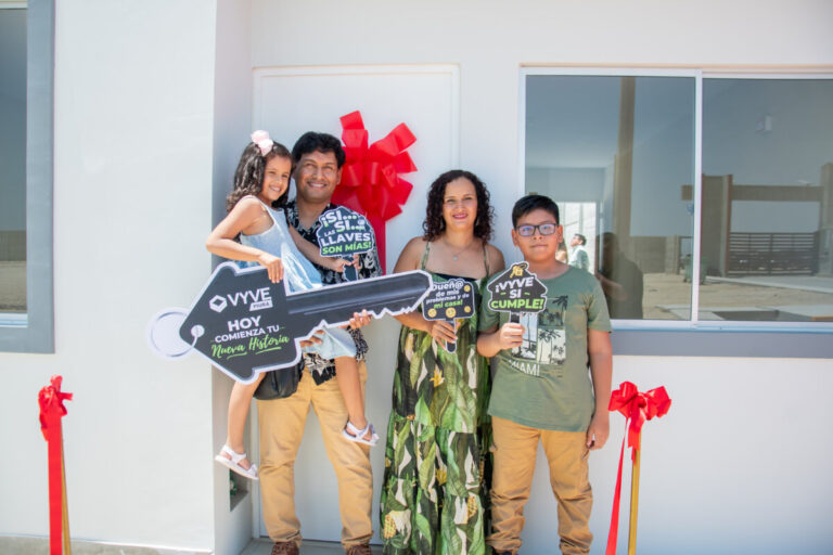 Vyve Piura cumple el sueño de la casa propia a más de 200 familias piuranas Uno de los principales valores agregados es la incorporación de techo aligerado pastelero,