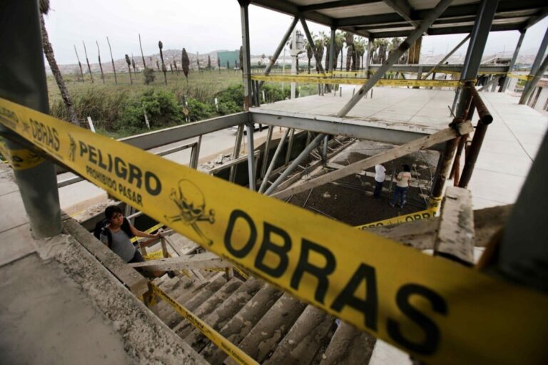 Piura ocupa el cuarto lugar nacional en obras públicas paralizadas en el 2025