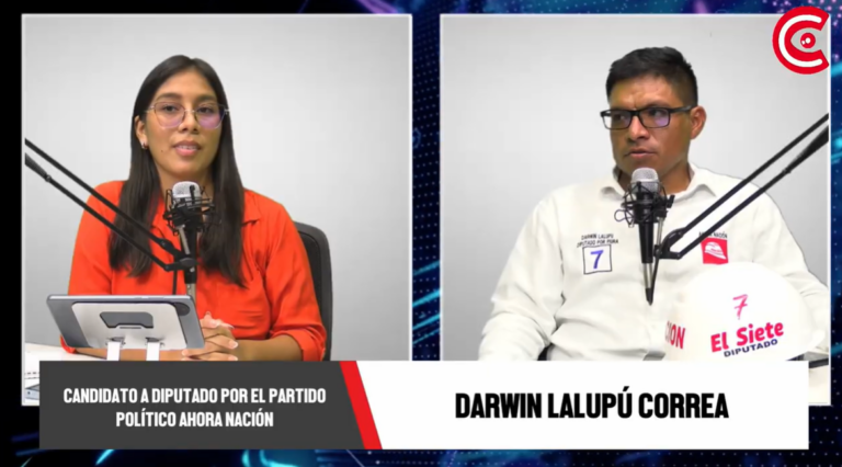 Darwin Lalupú propone eliminar leyes procrimen y reforzar lucha anticorrupción