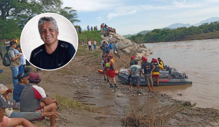 Los restos fueron ubicados en la ribera del río Piura, a la altura del sector Santa Rosa de Ñómala.