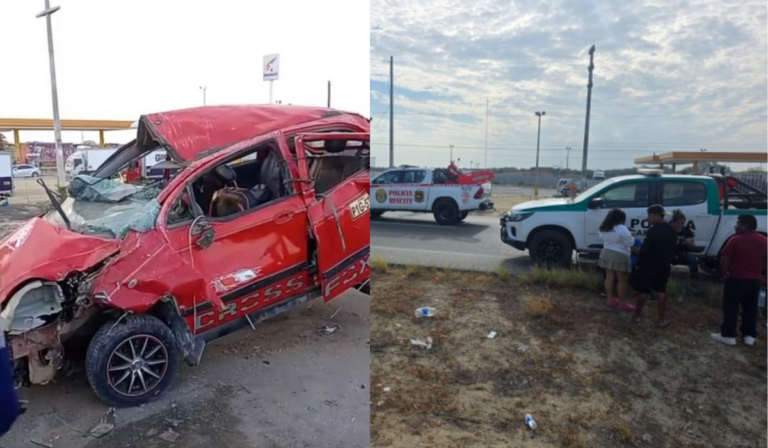 Accidente en la carretera Piura–Sullana deja un muerto y dos heridos Agentes de la Policía Nacional del Perú que patrullaban la zona acudieron tras ser alertados por usuarios de la carretera.