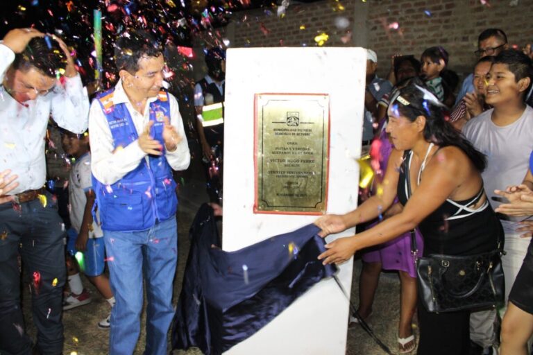 Inauguran obra vial en Aledaños Kurt Beert con inversión de S/ 14 millones