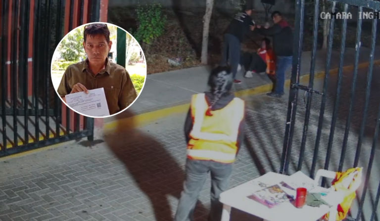 De acuerdo con el relato de la víctima, el conflicto se inició luego de que el residente cuestionara la desinstalación temporal de una manguera utilizada en el área común.