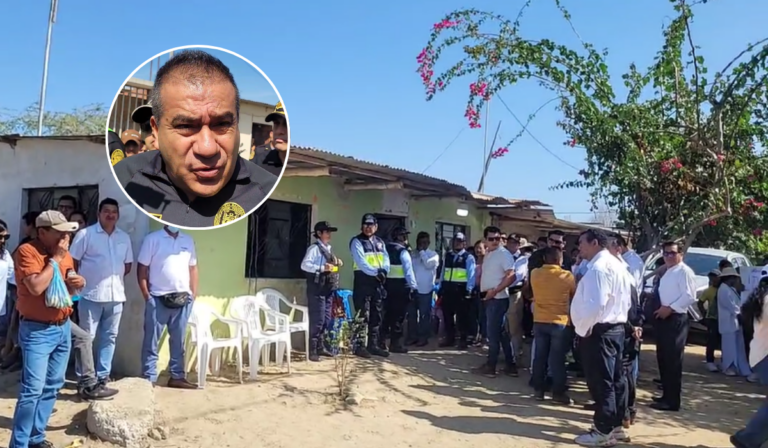 Deudos de Víctor Hugo Febre negaron el ingreso del general Óscar Arriola al velorio Arriola Delgado permaneció solo unos minutos en el exterior del inmueble y posteriormente se retiró del lugar en medio de pedidos de justicia.