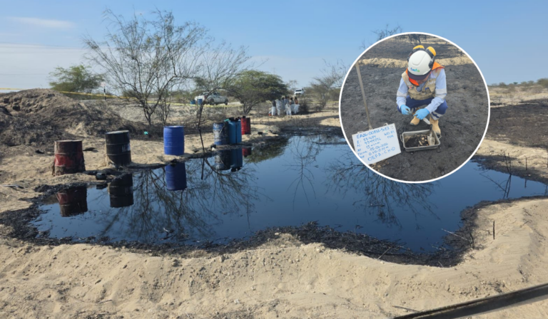 La entidad ambiental tomó muestras de suelo para determinar el nivel de contaminación tras el vertimiento de crudo registrado en el Tramo II del ONP, según información proporcionada por Petroperú.