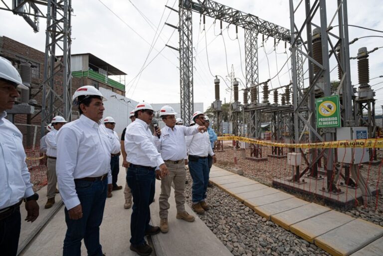Ministro de Energía y Minas supervisa modernización de la subestación Piura Centro que beneficiará a 280 mil usuarios de Enosa