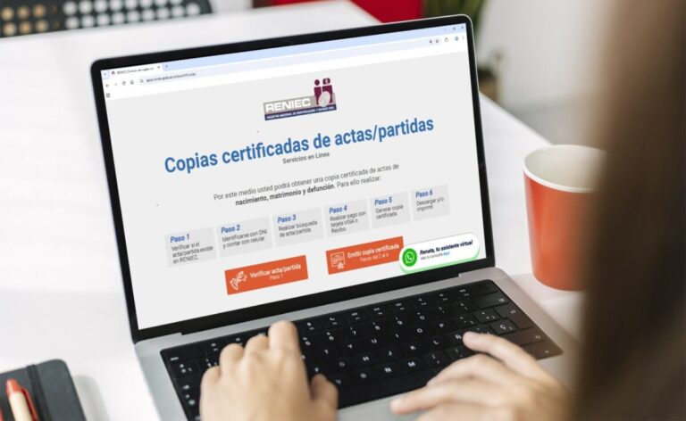Reniec precisa que algunas actas de nacimiento, matrimonio o defunción aún se encuentran en municipalidades o en consulados. Conoce si la tuya ya está en Reniec.