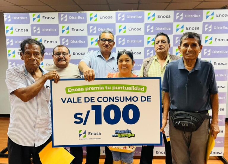 La campaña por Fiestas Patrias está dirigida a usuarios domiciliarios de Piura y Tumbes que mantengan al día el pago de su servicio eléctrico hasta el 4 de agosto.
