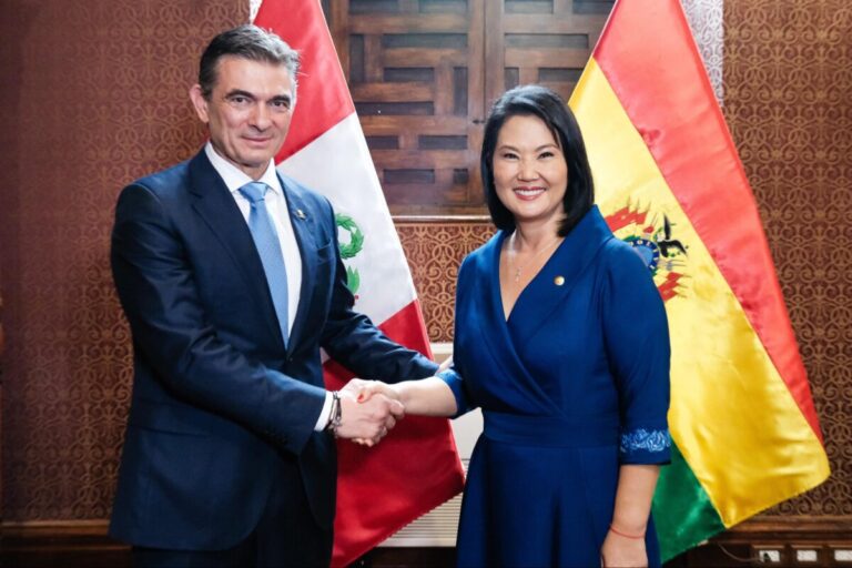 Presidente de Bolivia destaca fortalecimiento de la relación estratégica con Perú