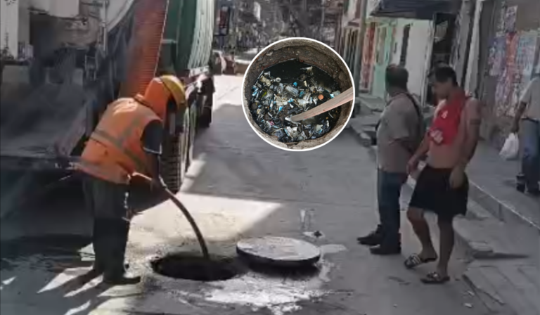 Preservativos, plásticos y trapos obstruyen red de alcantarillado en Sullana Las labores estuvieron a cargo del área de Redes de la Subgerencia Zonal Sullana.