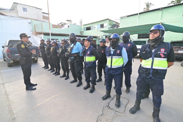 PNP y Municipalidad de Piura lanzan «Escuadrón Churre» para reforzar la seguridad ciudadana escuadrón churre