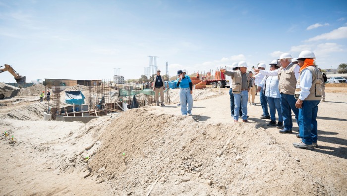 Malecón de Los Órganos presenta avance superior al previsto, informa Mincetur