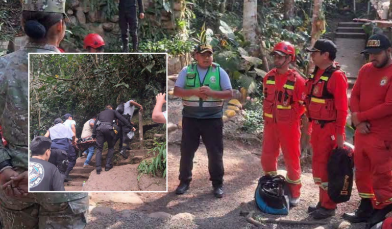 Las labores de búsqueda tuvieron que suspenderse durante la noche debido a la escasa visibilidad.