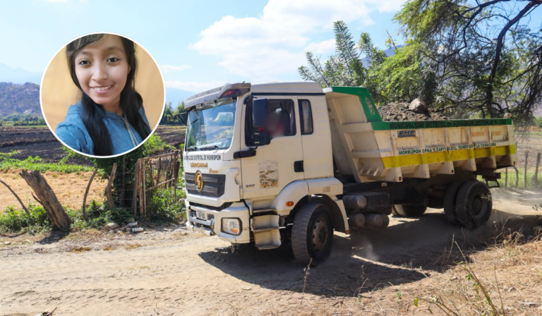 Joven madre muere tras impactar con volquete municipal en Morropón El accidente ocurrió alrededor de las 7 de la noche del último lunes, en el sector conocido como La Curva de Las Ánimas.