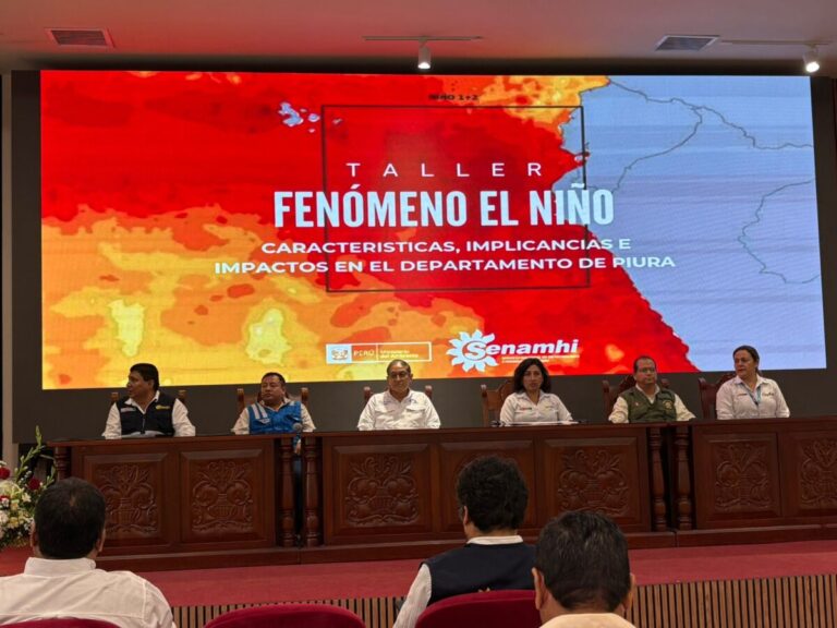 El Senamhi monitorea la evolución de las condiciones cálidas del océano y sus posibles efectos en los cultivos de la región ante el periodo de lluvias.