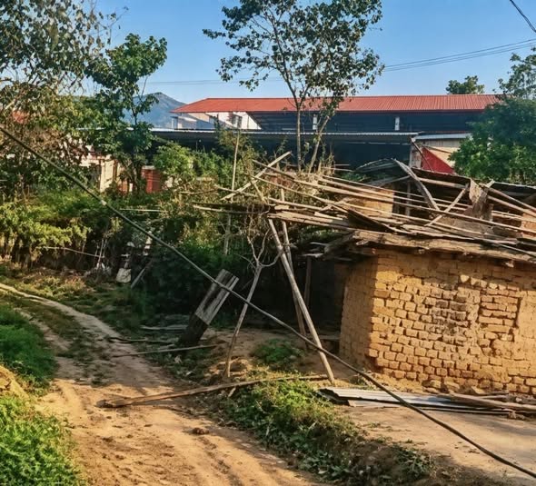 Fuertes vientos dejan más de 150 viviendas afectadas en Canchaque