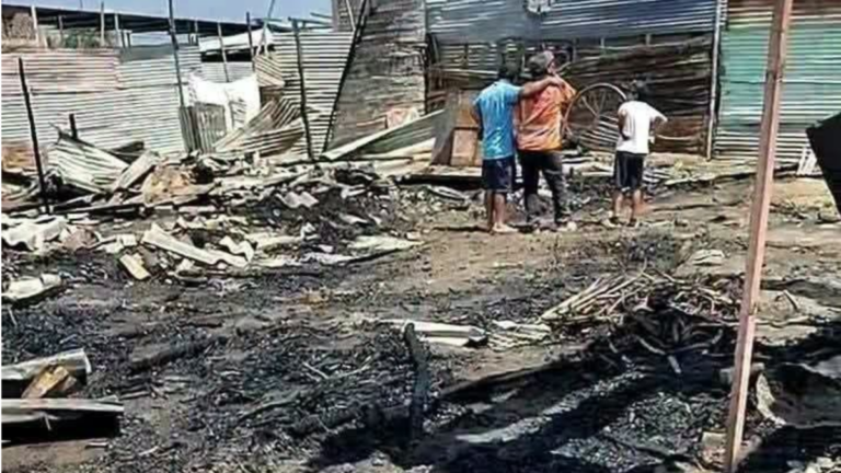 Incendio afecta al menos diez lotes y deja familias damnificadas en Sullana