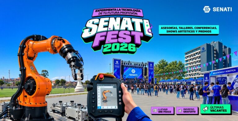 Senati Fest 2026: ocho ciudades, talleres abiertos y beneficios para matricularte